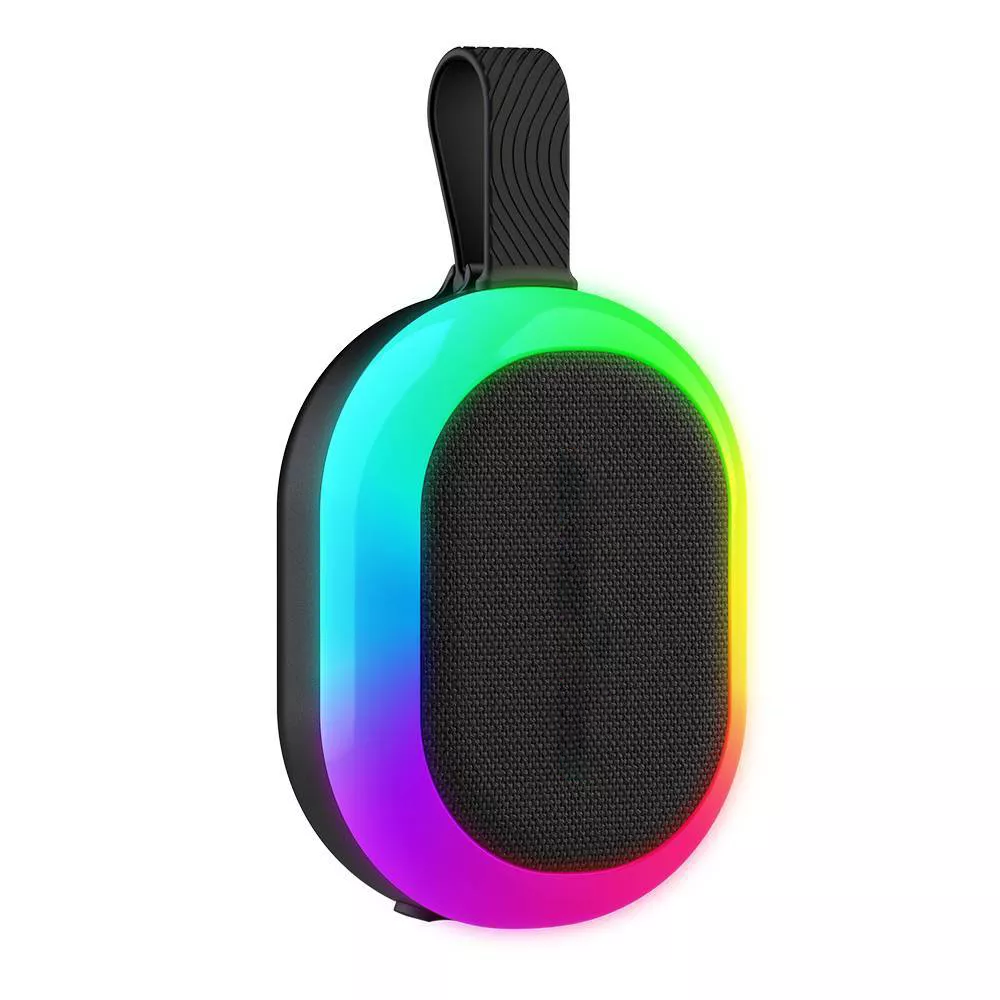 Głośnik przenośny Bluetooth z oświetleniem RGB i odpornością na wodę