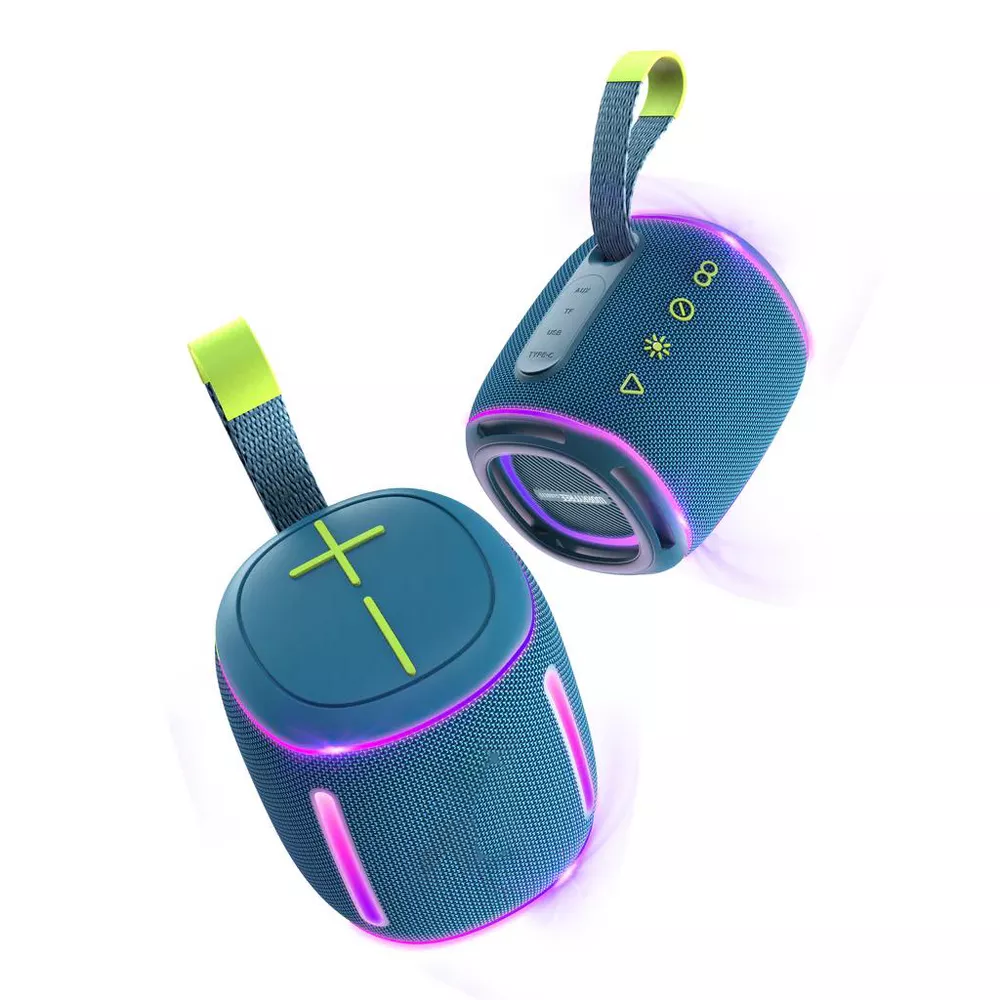 Mini głośnik Bluetooth IPX6 z oświetleniem RGB i funkcją TWS